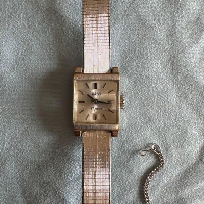 Rado Mechanical Manual Analog Square Case Wristwatch