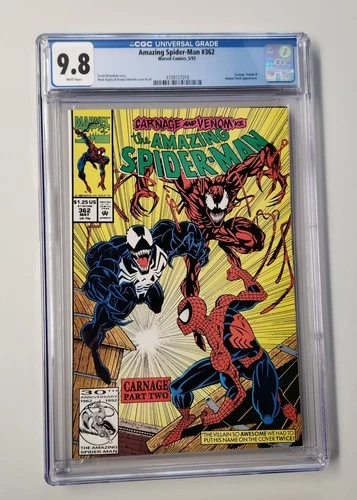 Amazing Spider-Man #362 CGC 9.8 New Slab  2nd Carnage Appearance