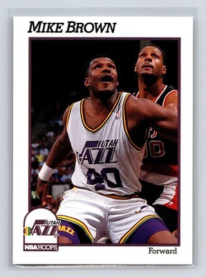 1991-92 NBA Hoops - Mike Brown #206