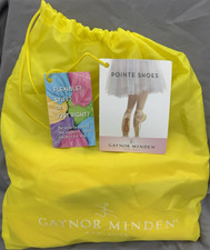 Gaynor Minden Pink Pointe Ballet Shoes Size 6M/2 Box Extra Flex RV High Heel