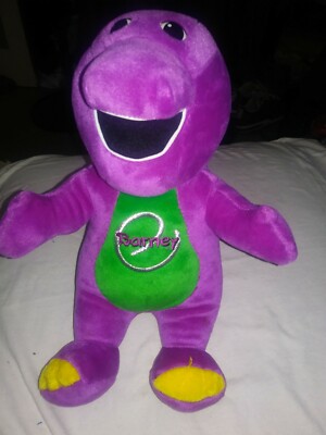 Barney Especially Interactive Plush Toy Tested No Instructions to program nin bo