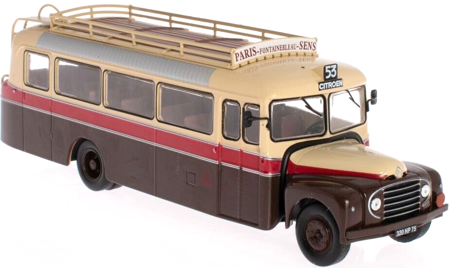 Modèle Réduit Citroën 46 DP UAD 1955 échelle 1/43 - Hachette, Plastique Noir, Occasion, Collection Auto