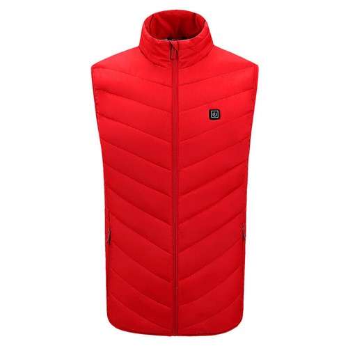 Electric Vest Heated Jacket USB Thermal Warm Heat Pad Winter Body Warmer Unisex - Picture 17 of 43