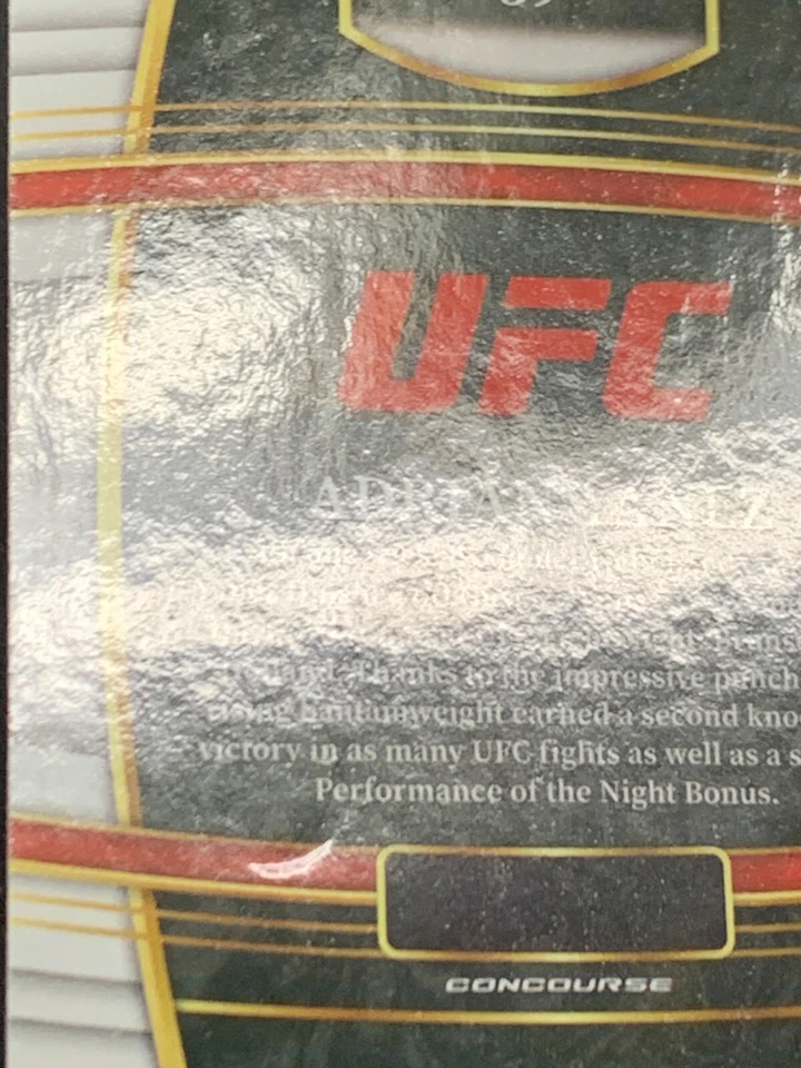 Adrian Yanez 59 Blue Select UFC 2022 Panini [2] - Image 3 of 3