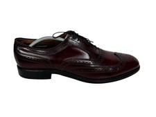 Allen Edmonds MCALLISTER Mens 11 A Wingtip Oxfords Brown Red Made In USA