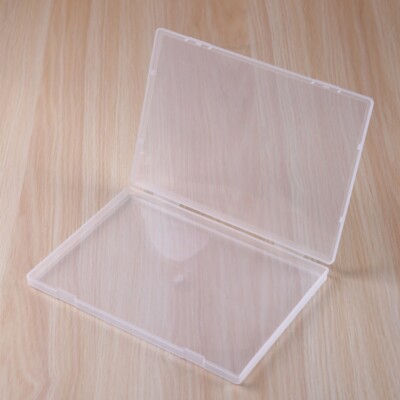 Transparente Rechteckige Kunststoffbox Zubehör Aufbewahrungsbox Flach Verpackung Box