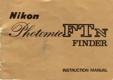 Nikon Photomic FTn finder instruction manual (26 pages/1969)