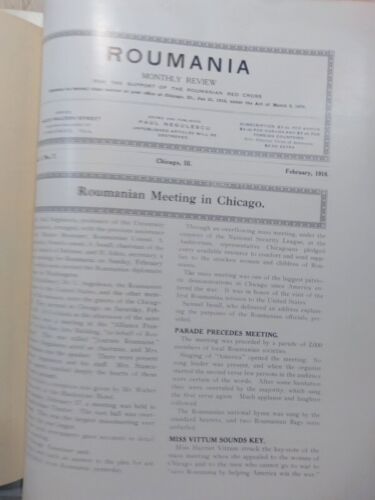 WWI February 1918 ROUMANIA: American Roumanian Monthly Review Vol 1 No 7 - Imagen 4 de 9
