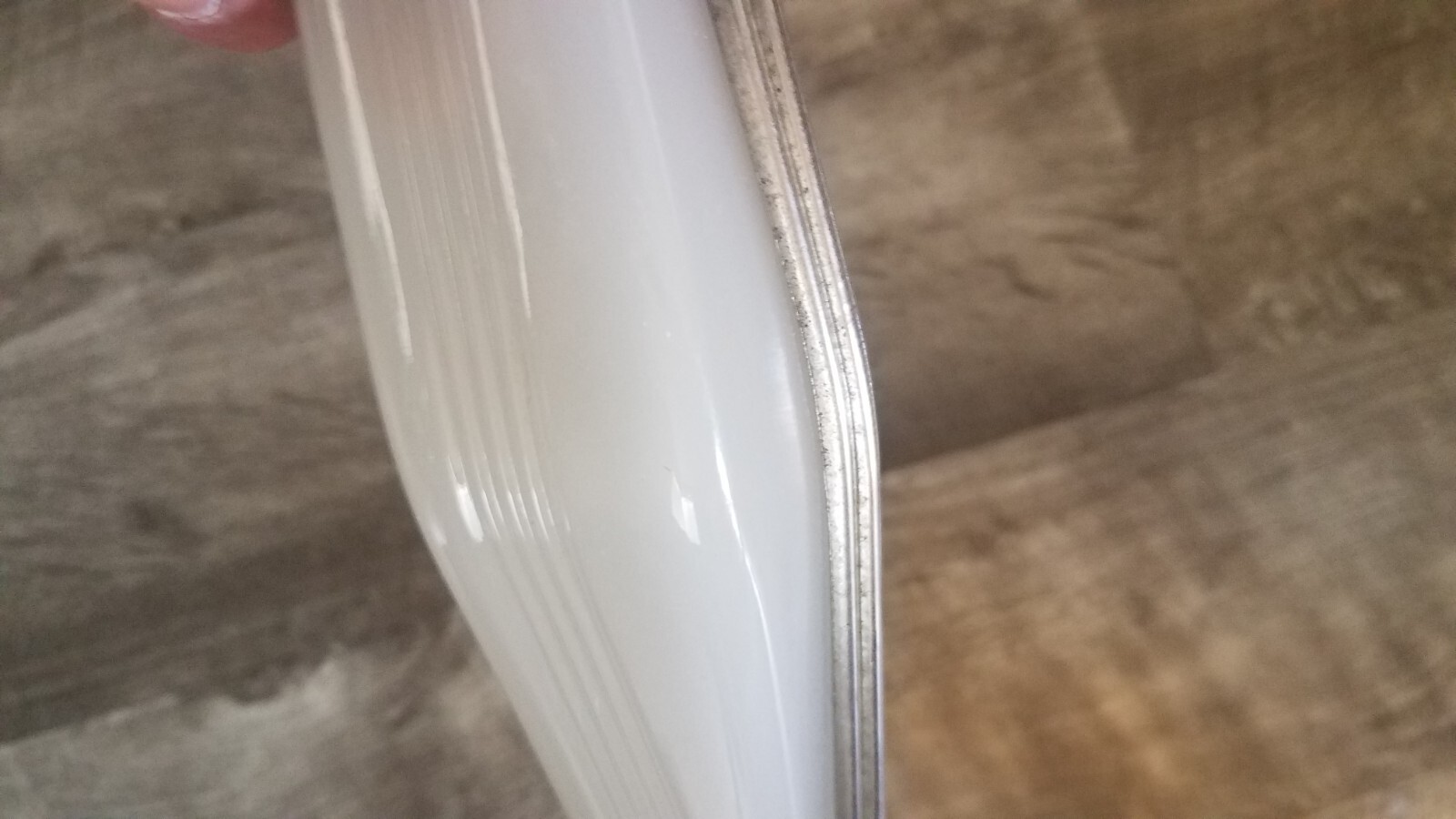 VINTAGE 1950s DOME LIGHT GLASS LENS BEZEL INTERIOR Chevy Ford Dodge Car