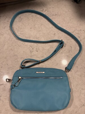 Travelon Anti-Theft Small Teal Crossbody, Pre-owned RFID Protection