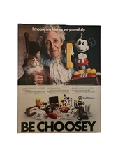 PRINT AD! 1978 Bell System Phone Novelty MICKEY MOUSE & Models PROMO Original