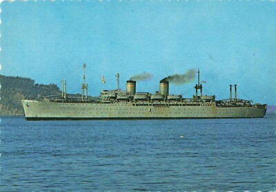 Postcard USNS Gen Hugh Gaffey Scallop Edge