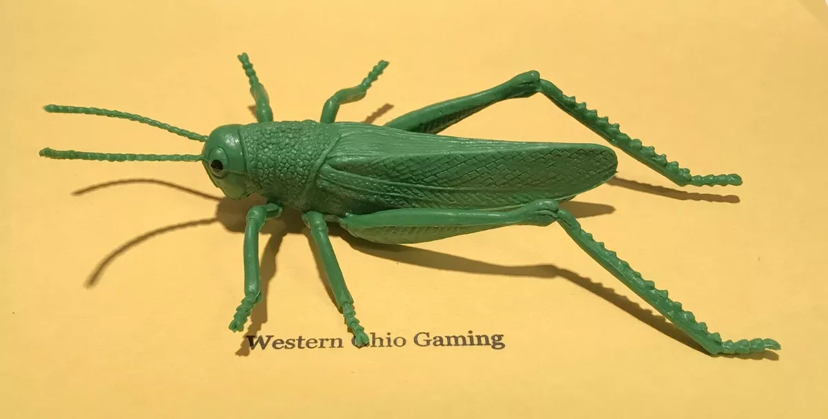 Grasshopper Large Rubber Toy READ USED Insect Bug Grass Hopper eBay