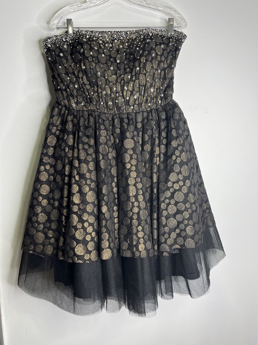 black and gold quinceanera dress Quinceanera Dress Black Off Shoulder Ball Gown – Tulle Lux Bridal Company main image 1