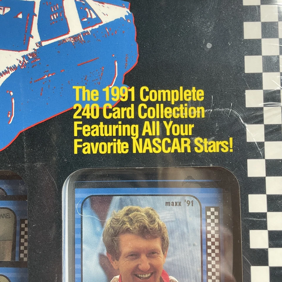 1991 MAXX Race Cards Complete 240 NASCAR Card Set FACTORY SEALED BOX - Image 3 of 4