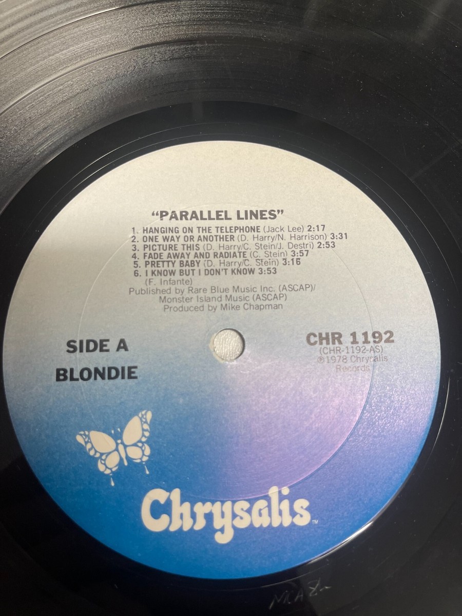 Blondie Parallel Lines w/Inner sleeve 80s new wave Record