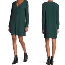 Madewell Long Sleeve Novel Dress Spruce