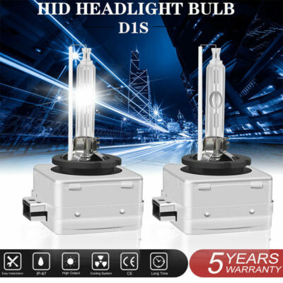 2 X D1C D1S D1R 6000K White Xenon Headlight Light Bulbs OEM Replacement