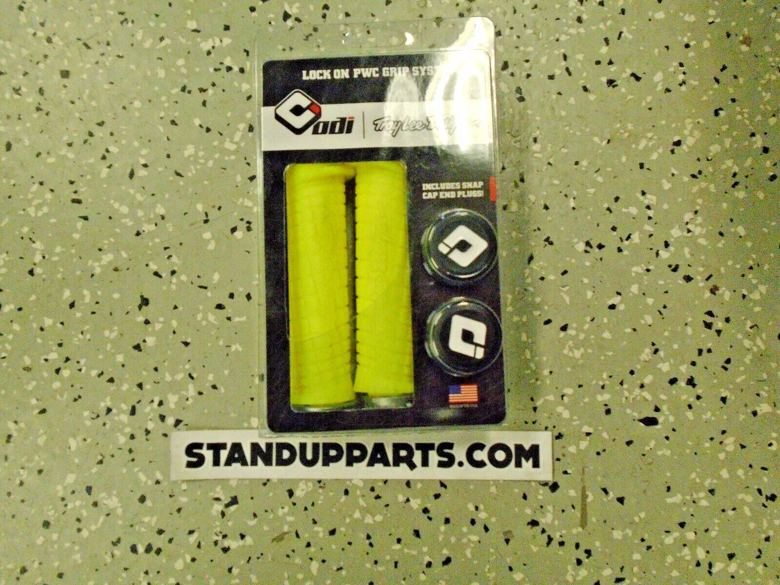 ODI YELLOW Lock on Grips atv pwc Jet-Ski Sea-Doo Wave-runner-Blaster Instock TLD