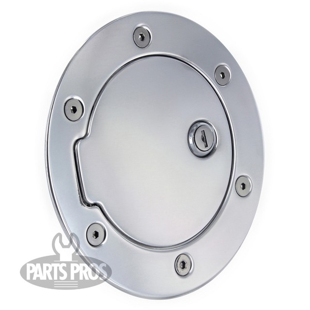 NEW Polished Locking Gas Fuel Door / FOR DODGE RAM 1500 2500 TRUCK 20102012 eBay