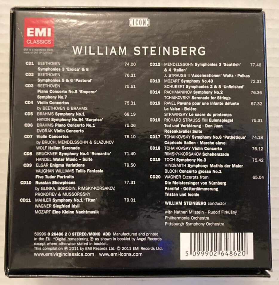 William Steinberg The Complete EMI Recordings 20 CD Box Set with