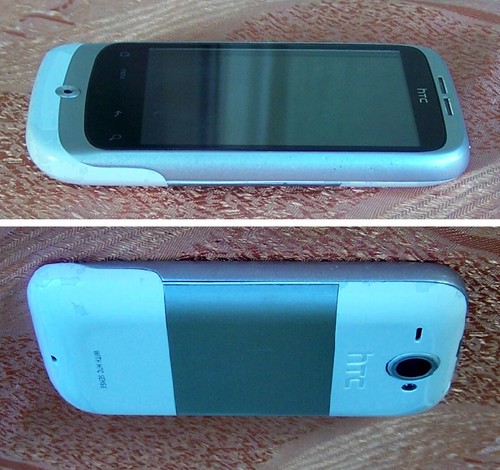 Original HTC Wildfire A3333 Smartphone Android 3G 5.0MP White-Silver Metallic - Picture 6 of 14