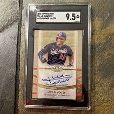 Juan Soto #106/200 SGC 9.5 2021 Topps Tier One T1A-JS SP Nationals Yankees