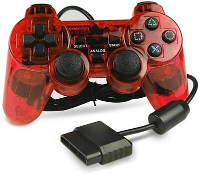 Buy Wired Controller For PS2 - Transparent Blue, Red, Green, Purple And Black