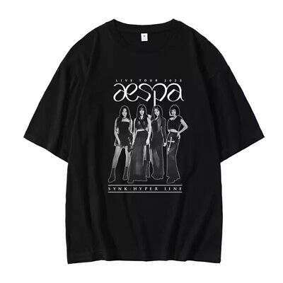 Kpop AESPA T-SHIRT live tour 2023 Tshirt Unisex Cotton TEE | eBay