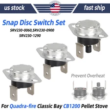 3X For Quadra-Fire Classic Bay  CB1200 Snap Disc Switch Set SRV230-0060 #1 #2 #3