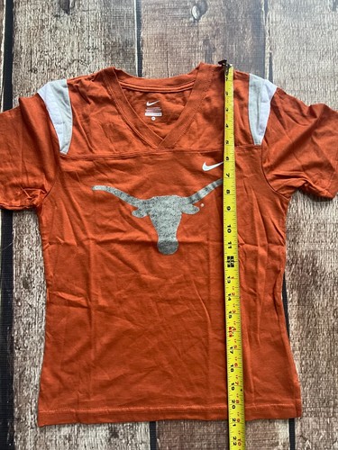 NIKE TEXAS LONGHORNS N-NECK T-SHIRT GIRLS JUNIORS KIDS MEDIUM NEW WITH TAGS $30 - Picture 4 of 5