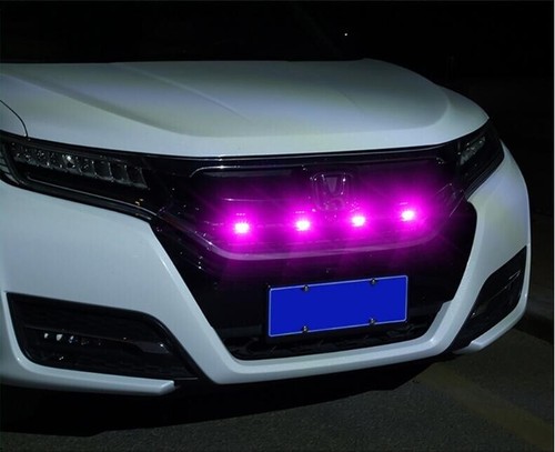 4 BT App Control RGB Front Hood Grille Led Flash Running Lamp Offroad Bumper DRL - Picture 11 of 19