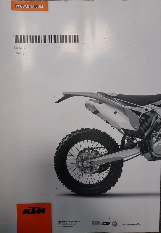 Manuale d'uso istruzioni KTM 2016: 125 -200-250-300 specifiche in foto e descriz - Immagine 2 di 2