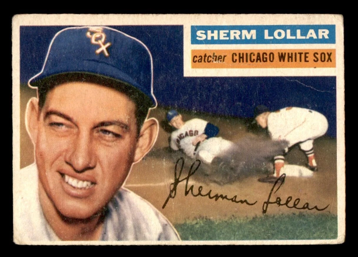 1956 Topps Baseball #243 Sherm Lollar GD *k1