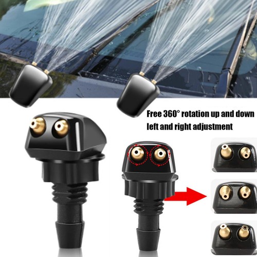 Universal Car Windshield Wiper Washer Squirter Nozzle Spray Jet Kit Fluid Hose T - Picture 3 of 9