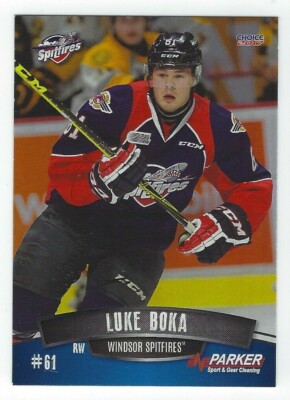 2016-17 Windsor Spitfires (OHL) Luke Boka 