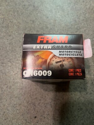 Fram CH6009 Ölfilter Für Motorräder – Hohe Kapazität, Synthetische Fasern