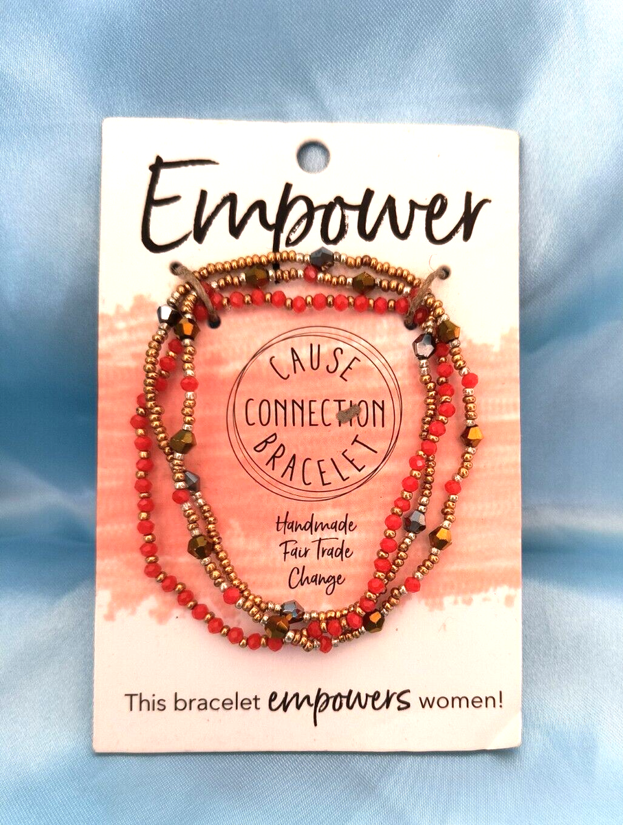 New Empower Women's Piece Stretch Bracelets Cause Connection