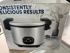 Housewares 60-Cup Cooked 30-Cup UNCOOKED Commercial Rice Cooker, Stainles...