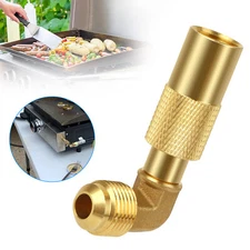 Propane Hose Adapter Quick Connect 3/8inch Male Flare 90° For Blackstone Grill