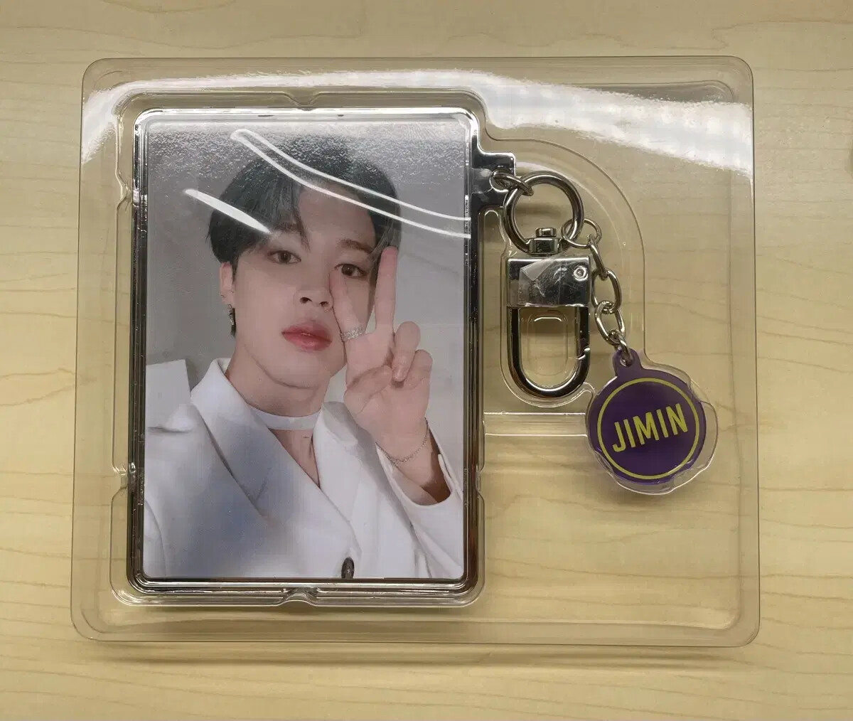 BTS Bang Bang Kon Photo Card Holder keyring Jimin | eBay