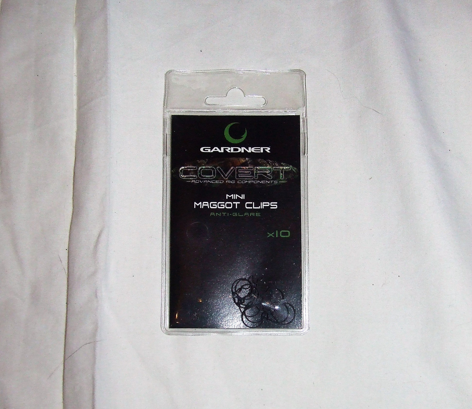 Gardner covert Mini Maggot Clips Pack of 10 - Carp Coarse Fishing