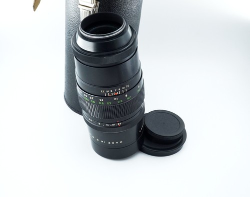 Vintage black PENTACON 4/200mm M42 mount nice telephoto portrait lens - Picture 7 of 13