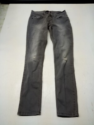 Levis Jeans M Grey Denim Medium Wash Mid Rise Skinny Leg