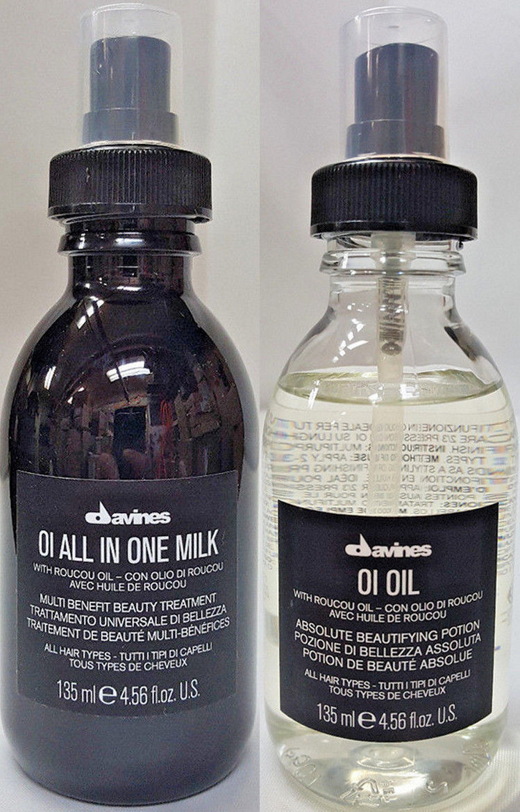 Davines Oi Oil Absolute Beautifying Potion And Oi All In One Milk 135ml 4.56 oz