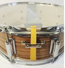 x2 SnareFlair Custom Snare Drum 🥁 Straps TV Yellow USA Percussion Set Two USA