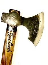 Stormborne Forge: Rone Creek Viking Hatchet 1095 Steel on American Hickory