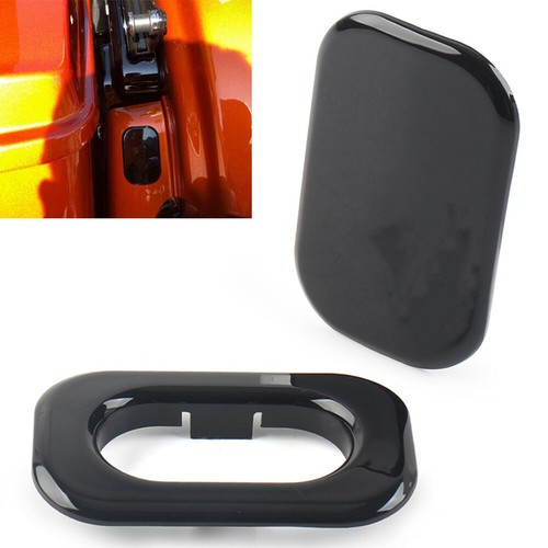 Antenna Hole Accent + Filler Cover Black For Harley Road Street Glide FLHR FLHX - Picture 1 of 10
