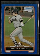 2012 Bowman #BCP97 Andrew Susac Chrome Prospects Blue Refractors #/250