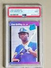 Ken Griffey Jr (Rookie Card) -- 1989 Donruss #33 (PSA 9) -- HOFer, Sea Mariners